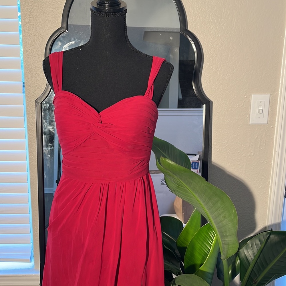 Azazie Millie Bridesmaid Dress Burgundy